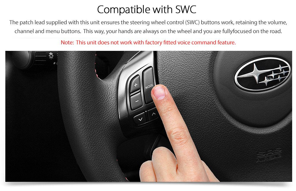 Apple CarPlay Android Auto For Subaru Impreza GR GV MP3 MP4 Player Radio Stereo