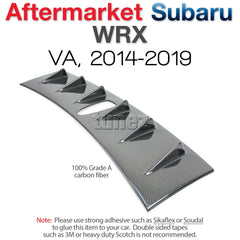 Carbon Fiber Vortex Generator Car Roof Fin For Subaru WRX STI VA 2014-2019