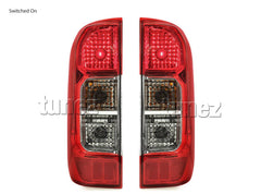 #1 NEW Tail Rear Lamp Lights For Nissan NP300 Navara D23 DX RX ST ST-X Pair Set