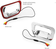 Reverse Rear View Parking Backup Camera Trunk Handle Chrome Cover for Toyota Hilux