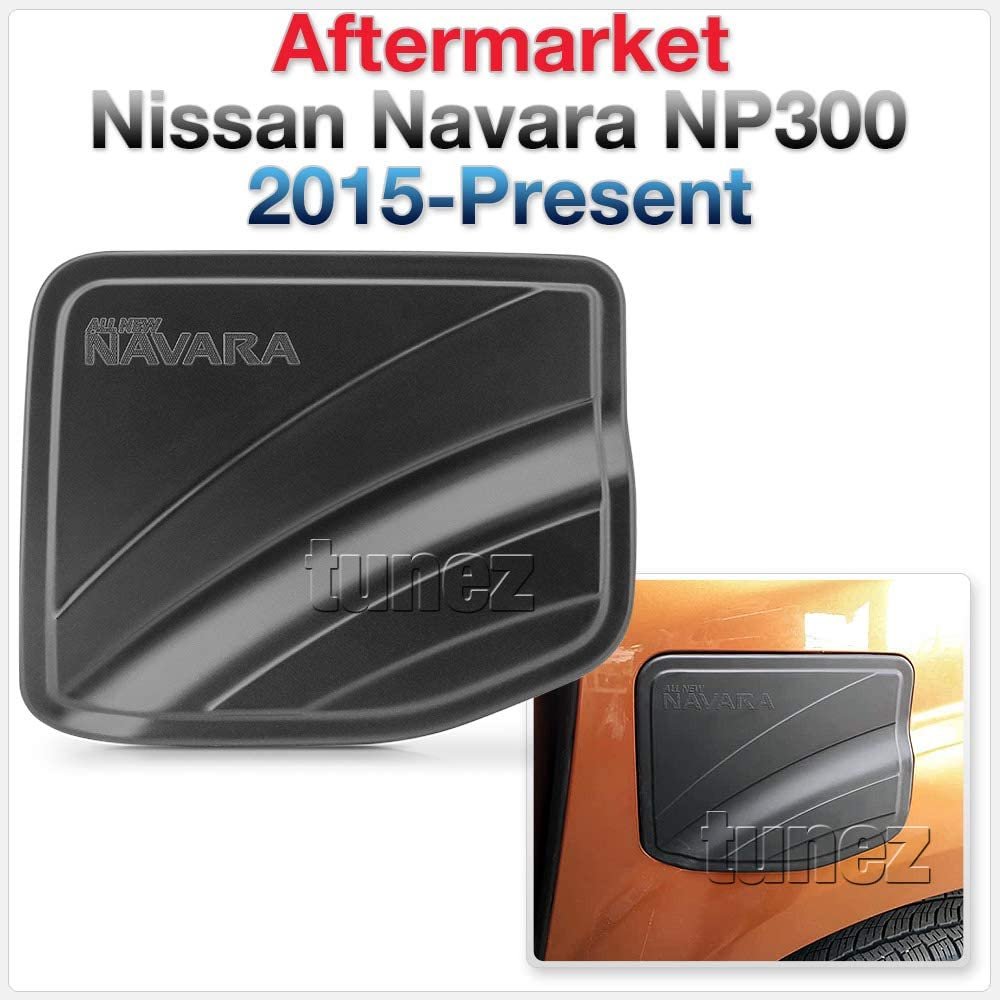 Petrol Gas Fuel Tank Door Cap Cover Compatible with Nissan Navara NP300 D23 (Year 2015-2020)