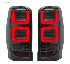 Smoke Full LED Tail Lights Lamp Rear For Mitsubishi Triton MR 2019 2020 2021