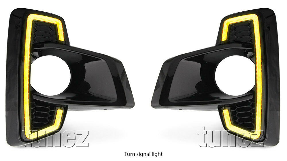 Daytime Running Light DRL For Toyota Hilux Facelift LED Fog Lamp Indicator GUN1
