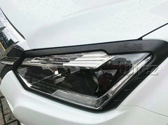 Matt Black Front Tail Rear Light Head Lamp Cover Isuzu D-Max DMax RT85 2017 2018