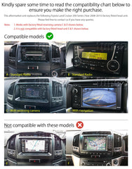 Apple CarPlay Android Auto For Toyota Land Cruiser 200 2008-2015 Radio Stereo
