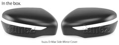 Matte Black Side Mirror Cover For Nissan X-Trail Qashqai Juke 2018 2019 2020
