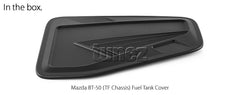 Fuel Gas Petrol Tank Door Matte Black Cover Car For Mazda BT-50 BT50 2021 2022