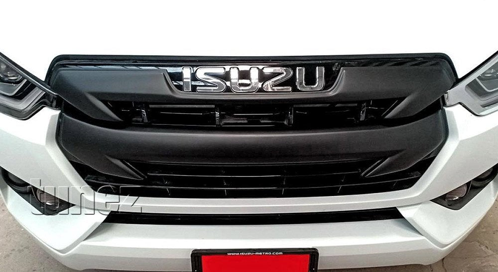 Black Grille Cover Guard Protector For Isuzu D-Max DMax RG 2020 2021 2022 Grill