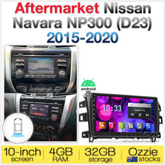 10" Apple CarPlay Android For Nissan Navara NP300 D23 Radio Stereo MP3 MP4 GPS