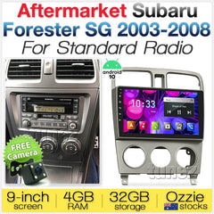 9" Android Car Player MP3 For Subaru Forester SG 2003-2008 Stereo Radio Fascia