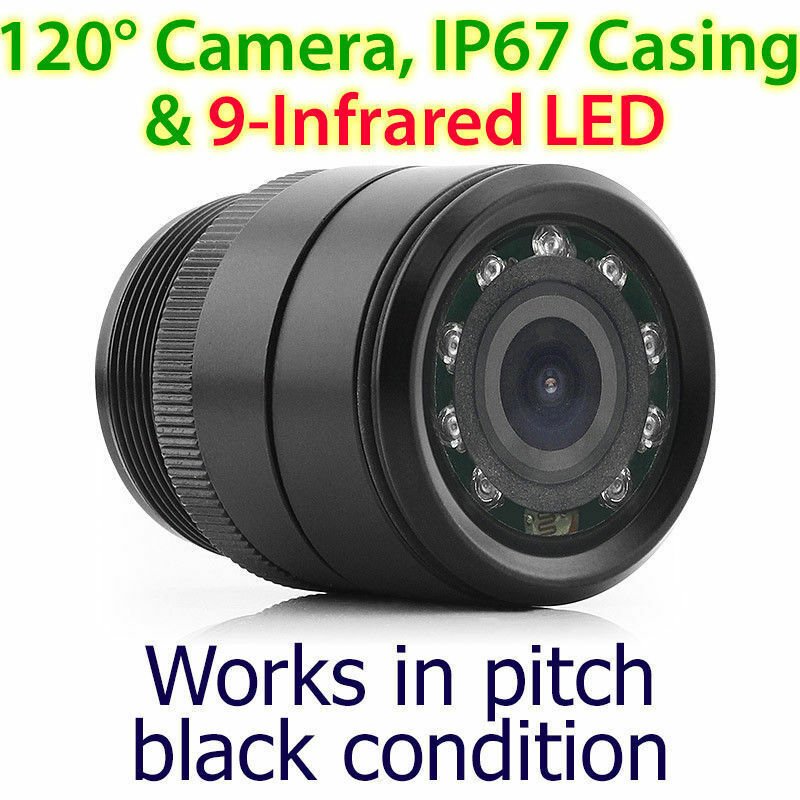 28mm Infrared IR CCD Waterproof Towbar Bumper Car Reversing Camera Parking