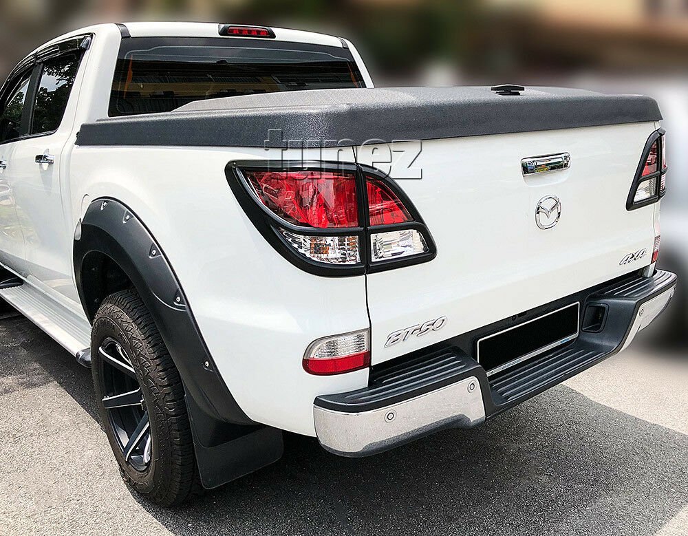 Front Tail Rear Light Lamp Cover Black For Mazda BT-50 UP UR 2012-2019 Ute