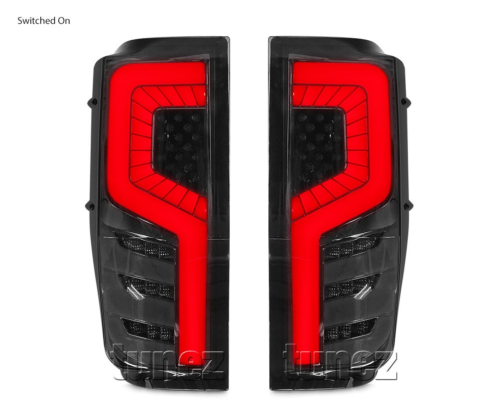 NEW Smoke LED Tail Rear Lamp Lights For Ford Ranger Raptor 2020 2021 Wings