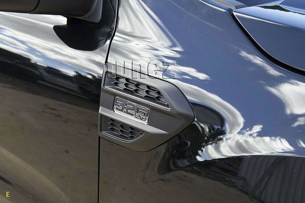 Ford Ranger PX MK2 T6 2015 2016 Matte Matt Black Side Vent Mirror Cover M-Sport