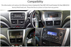 Android Car MP3 Player For Subaru Impreza G3 GPS Stereo Radio Head Unit Fascia