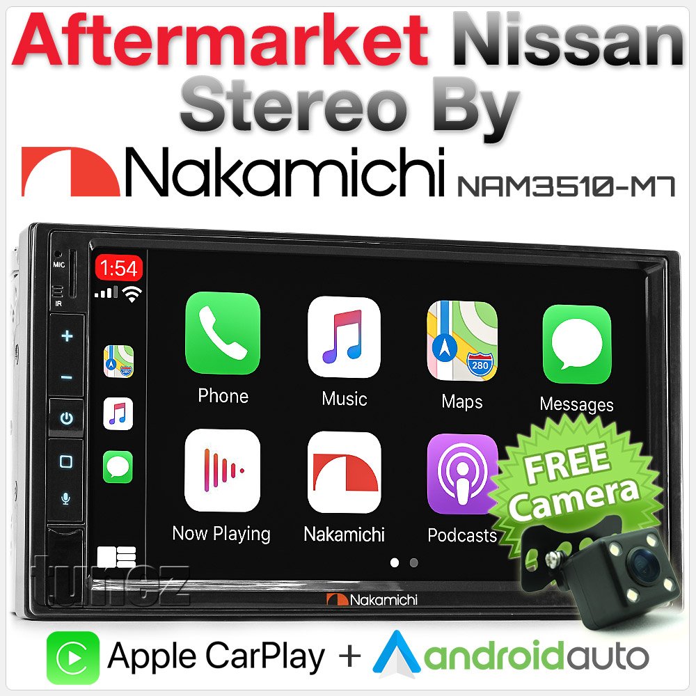 Apple CarPlay Android Auto For Nissan Navara D40 D22 USB MP3 MP4 Stereo Radio