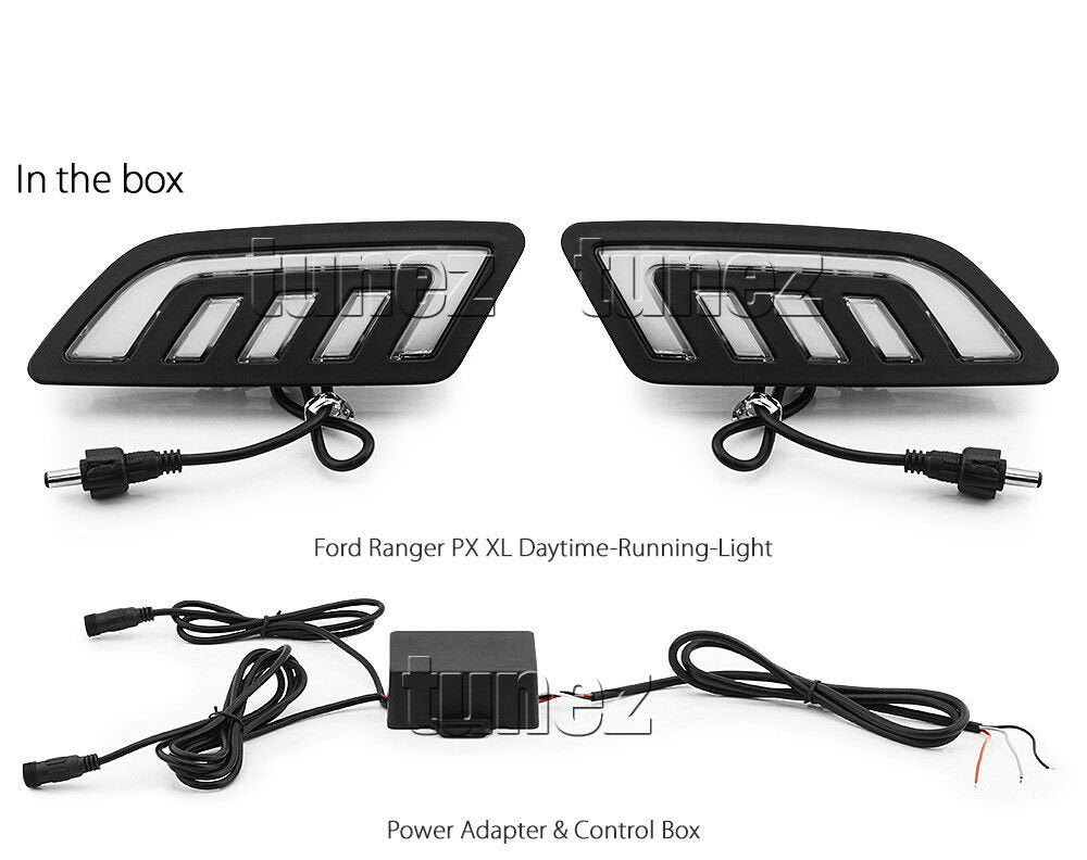 Grill Grille LED Daytime Running Light DRL For Nissan Navara D23 NP300 RX DX