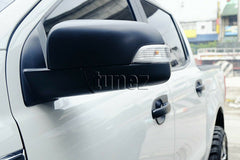 Ford Ranger T6 PX MK1 MK2 MK3 2012-2020 Matte Black Side Mirror Lamp Cover