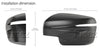 Matte Black Side Mirror Cover Guard Protector For Isuzu D-Max DMAX RG 2021 2022
