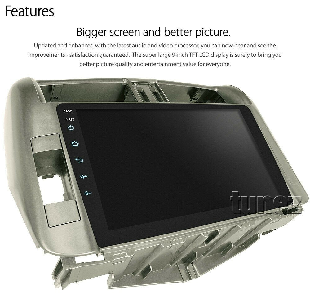 9" Android Car Player MP3 For Toyota Land Cruiser Prado J150 Stereo Radio GPS
