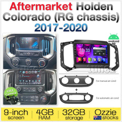 9" Android Car MP3 Player For Holden Colorado RG 2017-2020 Radio Stereo MP4 GPS