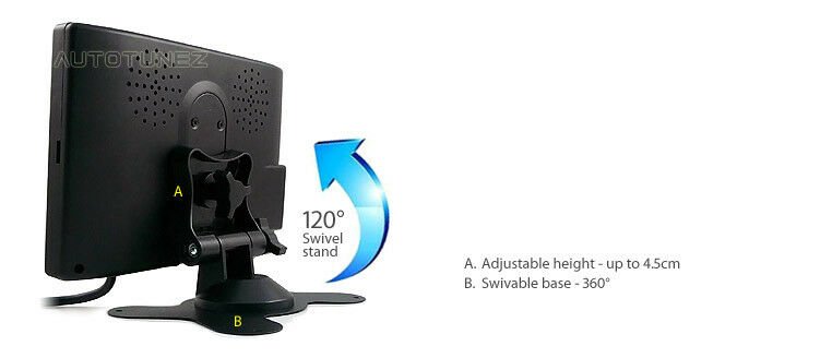 7" Screen Wireless Monitor 12V 24V Reversing Car CCD Camera Caravan Parking