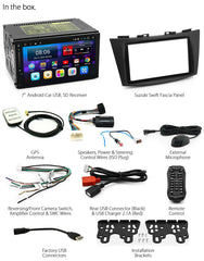 Android Car MP3 Player GPS For Suzuki Swift FZ Stereo Radio Head Unit Fascia Kit