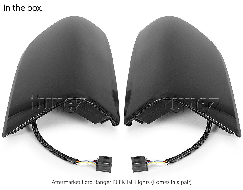 Smoke LED Tail Lights Lamp Rear For Ford Ranger T5 PJ PK 2007-2011 XL XLT