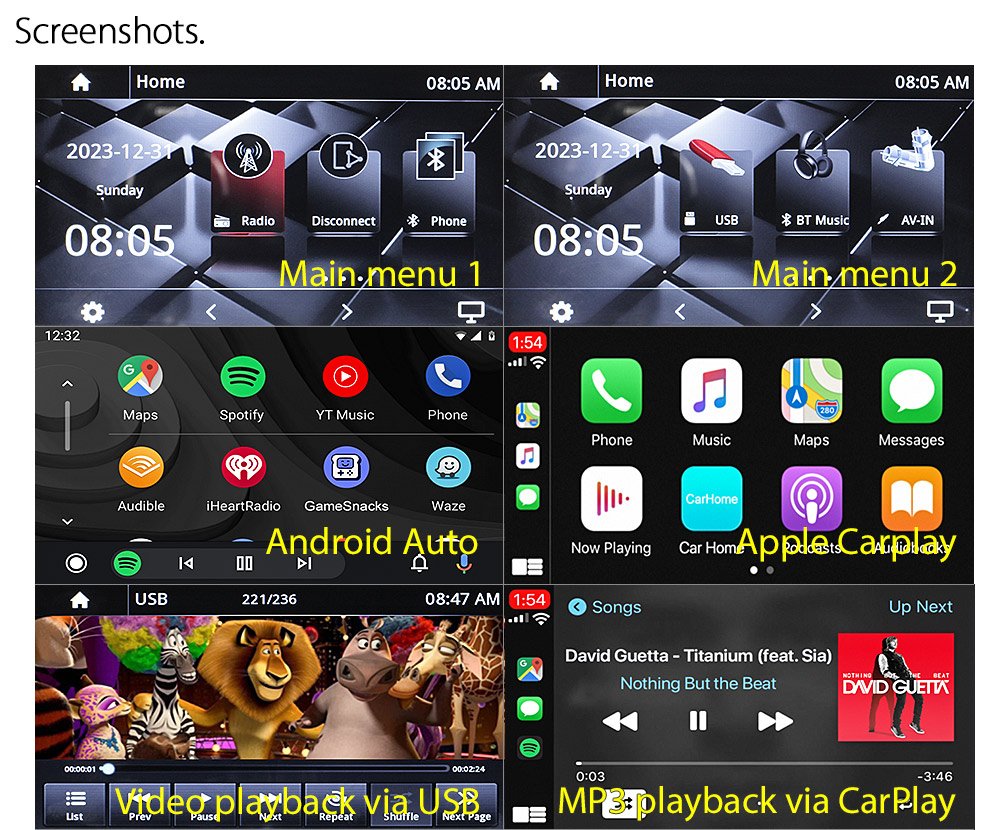 Apple CarPlay Android Auto For Nissan Navara D40 D22 USB MP3 MP4 Stereo Radio