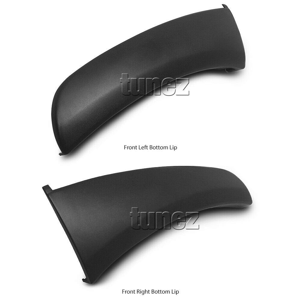 6 Pcs Set Wide Body Wheel Arch Fender Flare Plastic ABS For Toyota Hilux GUN1