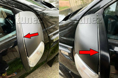 Ford Ranger PX MK2 T6 2015 2016 Matte Matt Black Side Vent Mirror Cover M-Sport