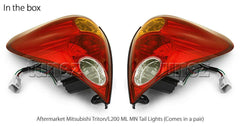 #1 Mitsubishi Triton '06-'15 Ute Replacement Rear Tail Light Lamp Pair LH+RH New