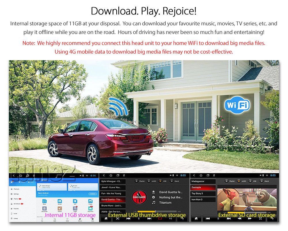 9" Android Car MP3 Player For Subaru XV 2011-2017 GP G4X Stereo Radio MP4