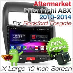 10" Android Car MP3 Player For Mitsubishi ASX 2012 2013 Rockford Radio Fascia