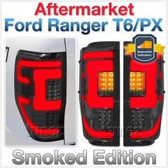 LED Tail Lamp Light For Ford Ranger T6 PX Wildtrak XL XLT Hi-Rider 2012-2021