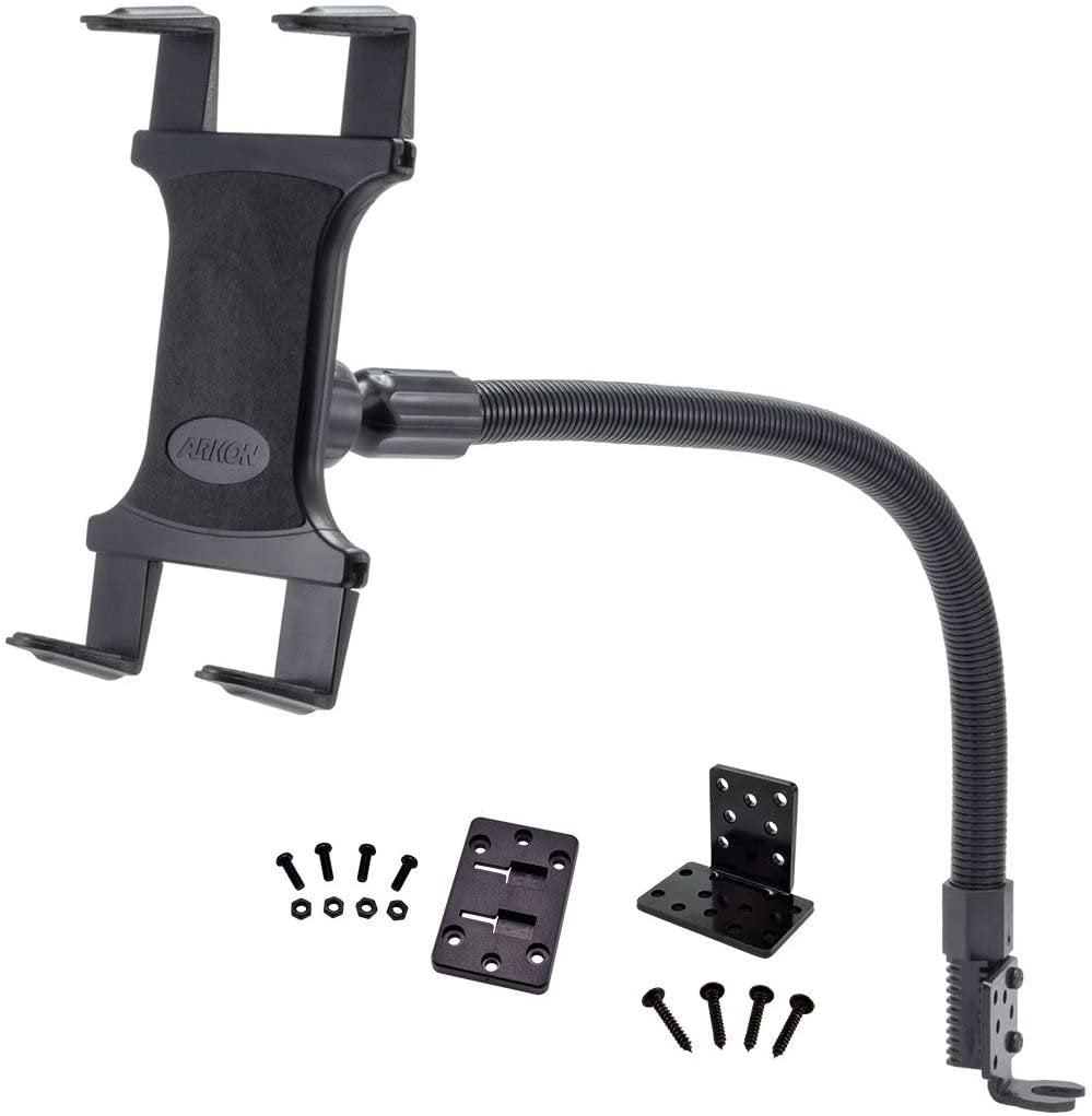 Arkon Car or Truck Seat Rail or Floor Tablet Mount with 22 inch Arm for iPad Pro iPad Air 2 iPad Retail Black