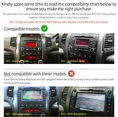 10" Android MP3 Car Player Kia Sorento XM 2010 2011 Stereo MP4 Head Unit Radio