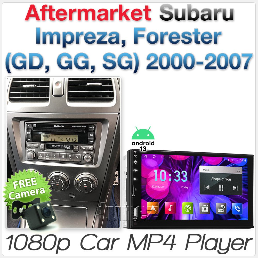 Android Auto CarPlay For Subaru Impreza Forester Stereo Radio MP3 MP4 DSP Car