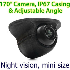 New Car Front Side View Forward Camera Colour Parking Night Mode Mini 170 Degree