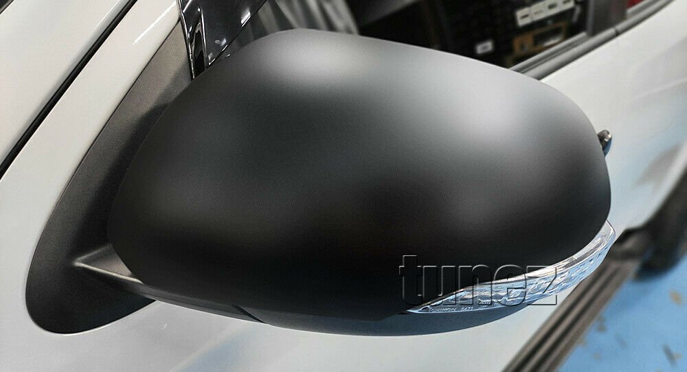 Side Mirror Cover Matte Black Guard For Mitsubishi Triton MR 2018 2019 2020