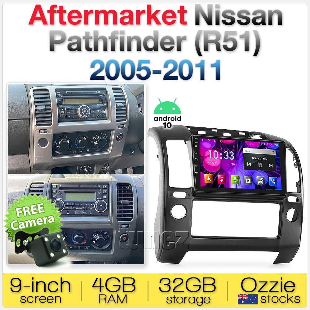 9" Android Car Player MP3 For Nissan Pathfinder R51 2005-2011 Stereo Radio MP4