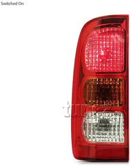 NEW Left Side Tail Light Rear Lamp For Toyota Hilux 7th Generation AN10 AN20 AN30 KUN26R SR SR5 Workmate 2004-2015 Replacement Left-Hand-Side Tail Lamps With Bulbs & Globe Facelift Edition