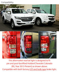 RIGHT LED Tail Rear Lamp Light For Holden Colorado RG 2012-2019 LTZ LS Z71 LT