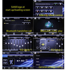 Saab 9-5 95 Car DVD MP3 Player Stereo Radio Head Unit USB Fascia Facia ISO Kit