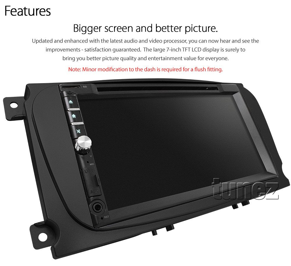 Car DVD MP3 Player Ford Focus 2007 2008 2009 Mk2 Radio Stereo Head Unit USB CD