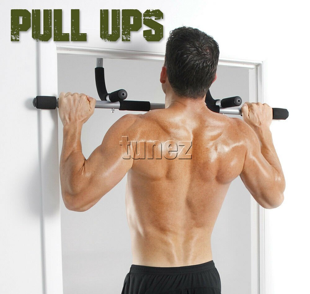 Portable Upper Body Gym Workout Home Exercise Door gym Pull Chin Up Iron Bar ABS