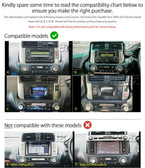 9" Android Car Player MP3 For Toyota Land Cruiser Prado J150 Stereo Radio GPS