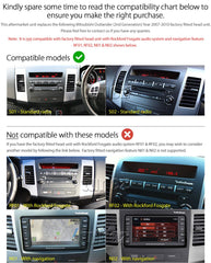 Apple CarPlay Android Auto For Mitsubishi Outlander 2007-2010 Radio Stereo MP3