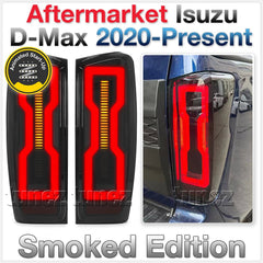 Smoke Animated Startup LED Tail Lights Lamp for Isuzu D-Max DMax 2021 2022