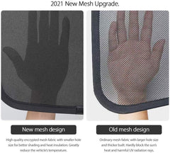 Magnetic Sun Shade Fixed Glass Roof Version For Tesla Model X Year 2015-2021